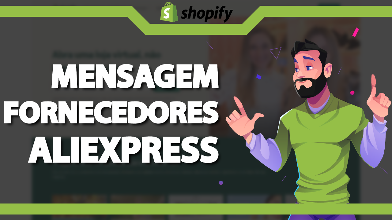 Mensagem informativa para Fornecedores de Dropshipping