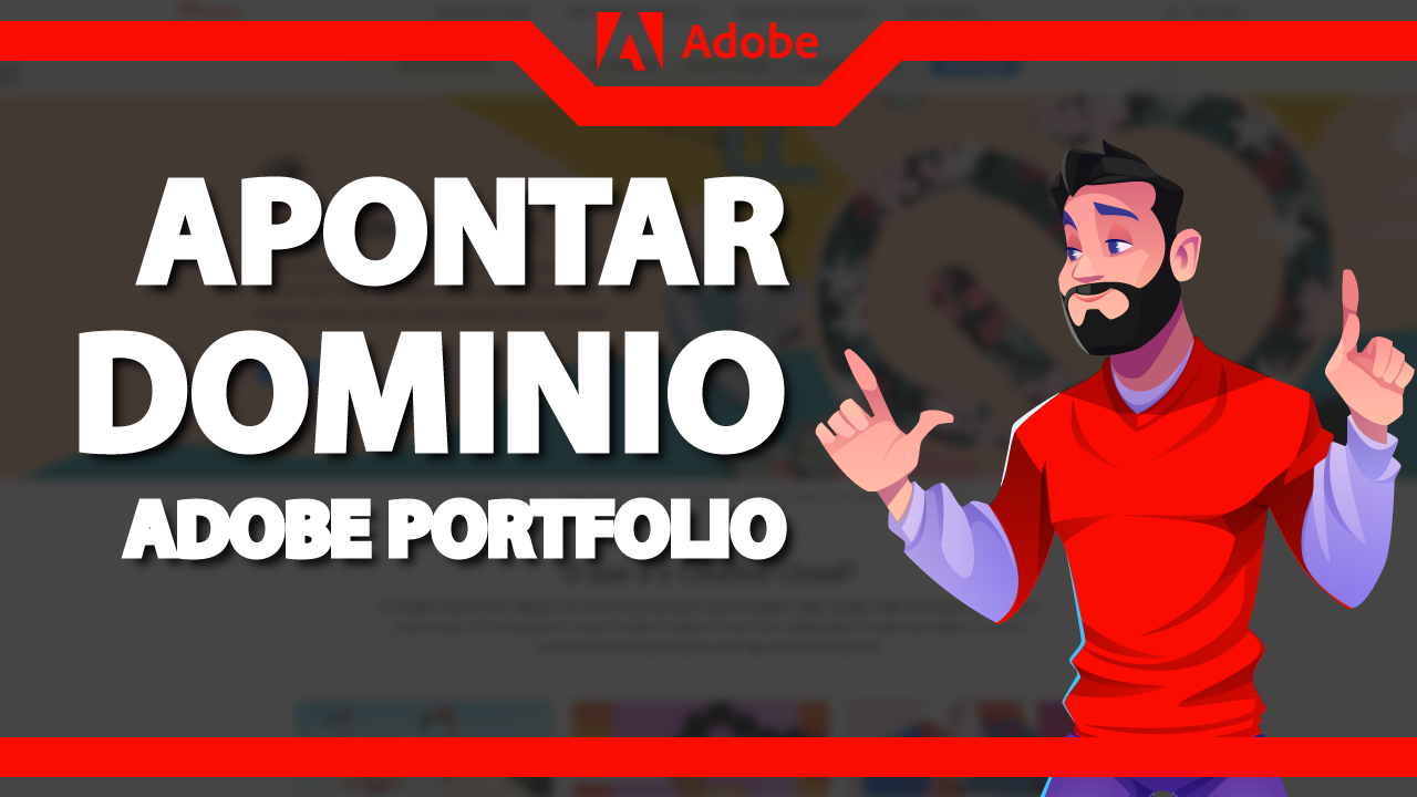 Como apontar um domínio para o Adobe Portfolio?